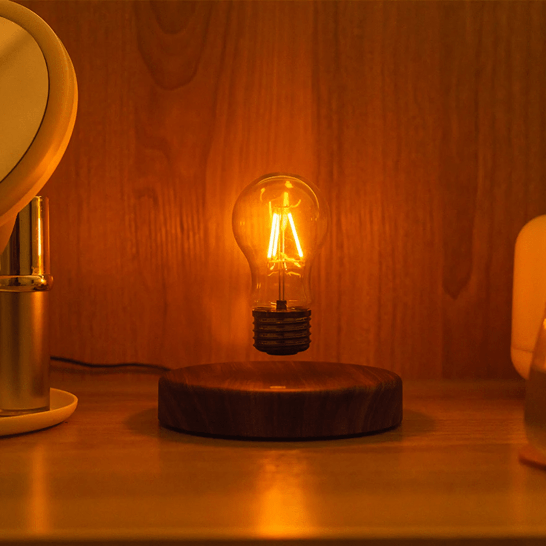 LumiGlide Floating LED Bulb | Magnetic levitation light with touch control for modern spaces 3