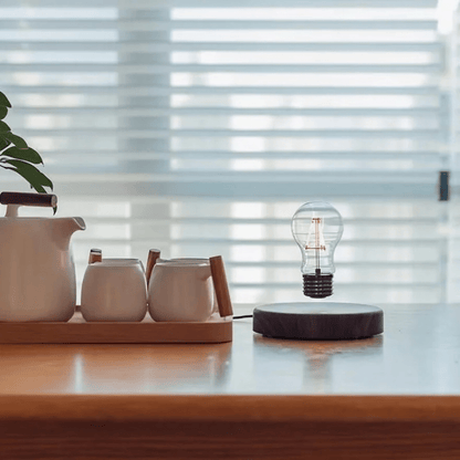 LumiGlide Floating LED Bulb | Magnetic levitation light with touch control for modern spaces 4