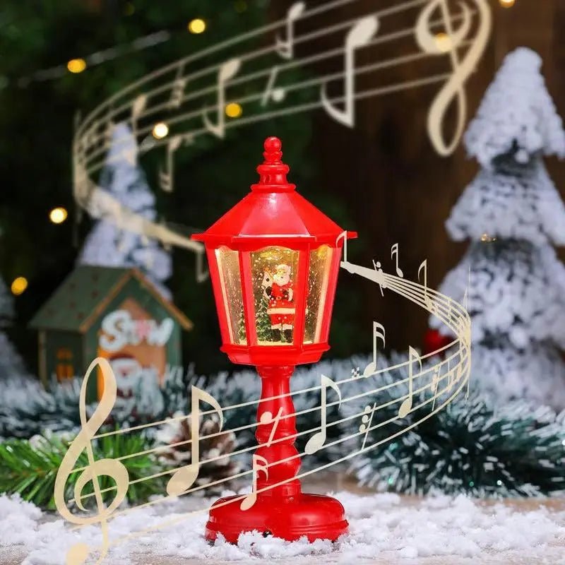 LumiNoel - Magical Snow Globe Lantern with LED Light & Snow Swirl Effect 1