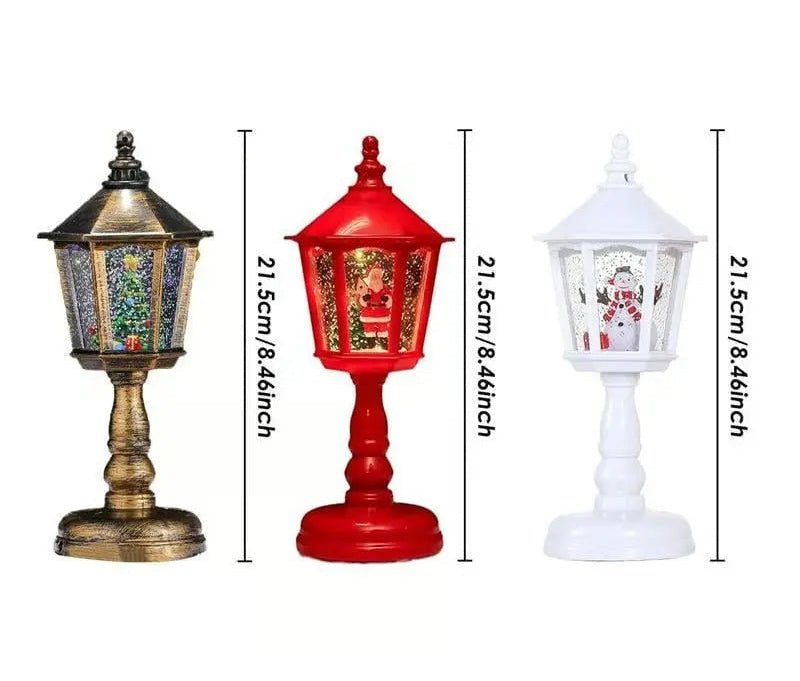 LumiNoel - Magical Snow Globe Lantern with LED Light & Snow Swirl Effect 4