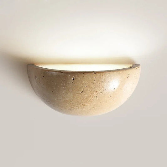 Luminous Haven - LED Stone Wall Lamp Sconce for Cozy Living Room & Bedroom 0