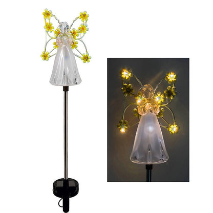 Luminous Haven - Solar Angel LED Garden Light, Weatherproof & Automatic Charging 9