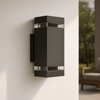 Lumora - Modern Up & Down Outdoor Lights, IP65 Waterproof Garden Lamps 0