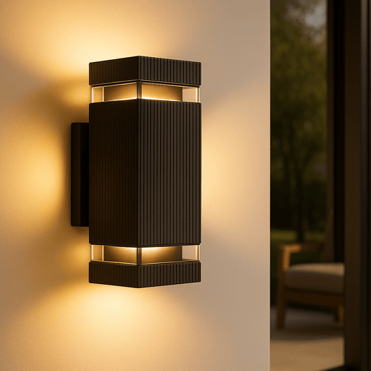 Lumora - Modern Up & Down Outdoor Lights, IP65 Waterproof Garden Lamps 1