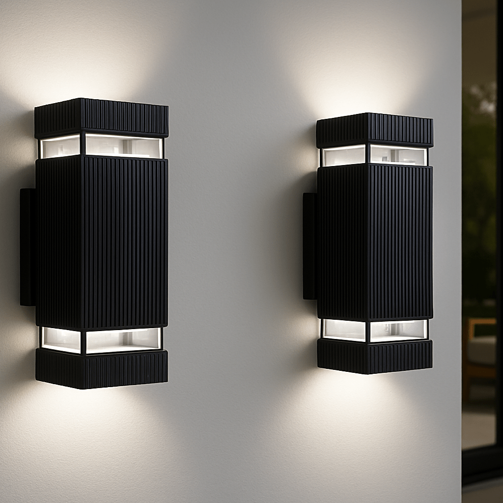 Lumora - Modern Up & Down Outdoor Lights, IP65 Waterproof Garden Lamps 13