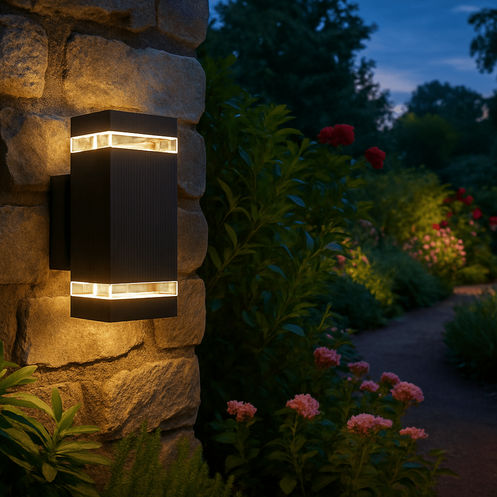 Lumora - Modern Up & Down Outdoor Lights, IP65 Waterproof Garden Lamps 2