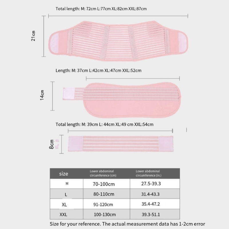 LunaBand - 3-in-1 Pregnancy Support Band for Comfort & Stability, Adjustable, Breathable Material 8