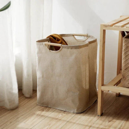 HarmonyWeave Basket – Elegant Organizer for Laundry & Storage