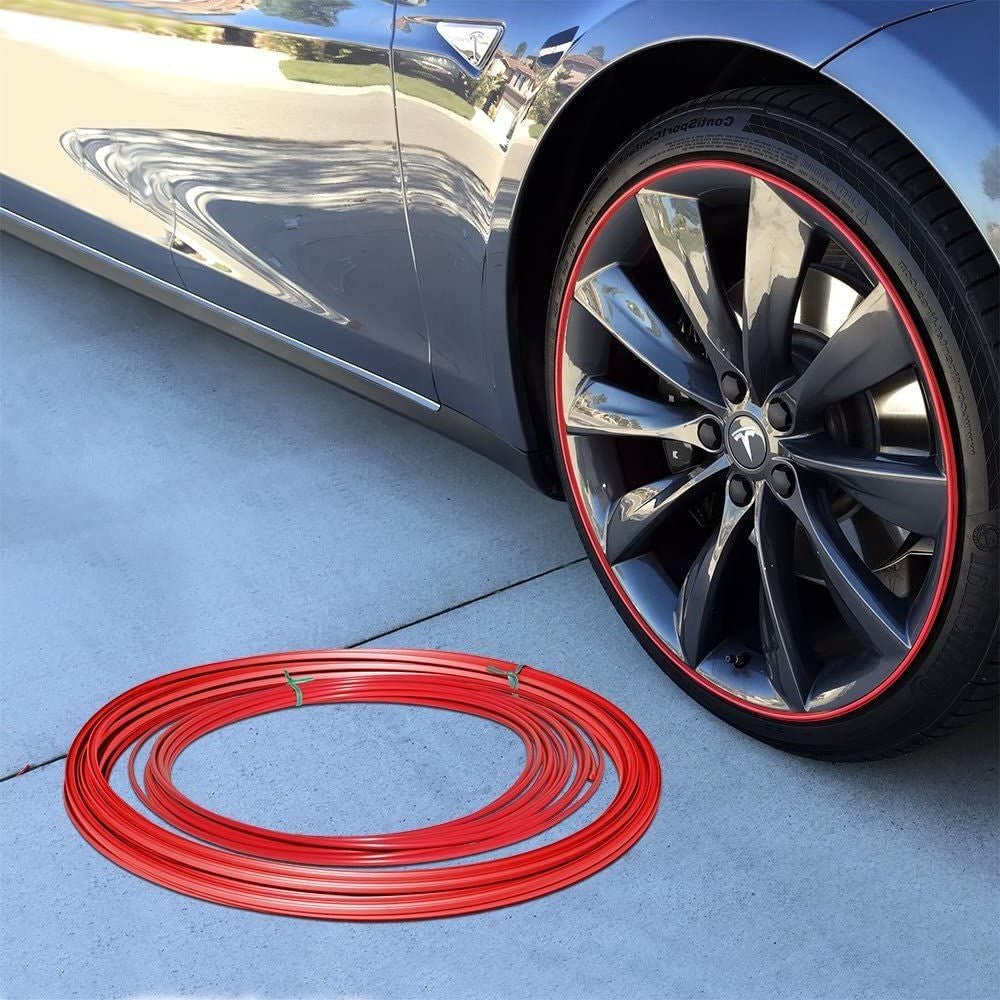 Luxora Pro Wheel Rim Protector - High Adhesion Rubber Strip for Curb Damage Prevention 3