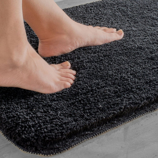 Luxura UltraSoft Bath Mat | Super-absorbent microfiber bathroom rug with anti-slip backing 0