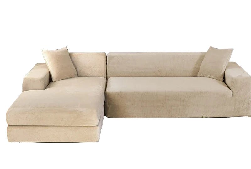 SOFALUX – Stretch Velvet Sofa Cover with Elegant Design and Protective Fit