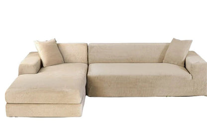 SOFALUX – Stretch Velvet Sofa Cover with Elegant Design and Protective Fit