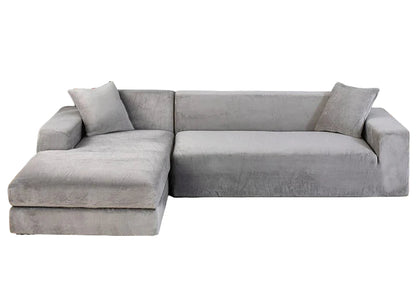 SOFALUX – Stretch Velvet Sofa Cover with Elegant Design and Protective Fit