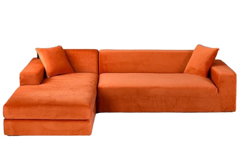 SOFALUX – Stretch Velvet Sofa Cover with Elegant Design and Protective Fit