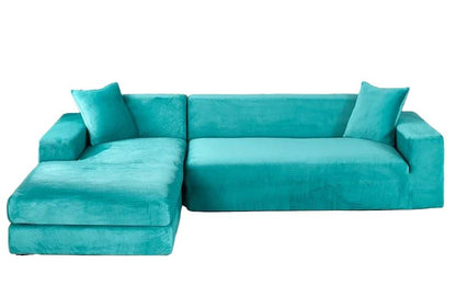 SOFALUX – Stretch Velvet Sofa Cover with Elegant Design and Protective Fit