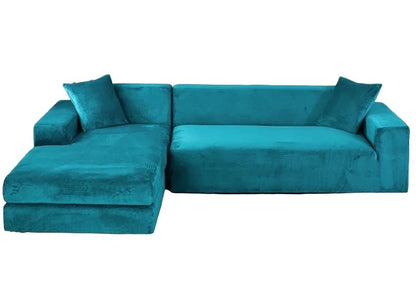 SOFALUX – Stretch Velvet Sofa Cover with Elegant Design and Protective Fit