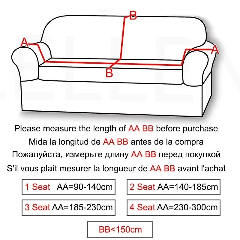 SOFALUX – Stretch Velvet Sofa Cover with Elegant Design and Protective Fit