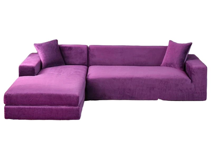 SOFALUX – Stretch Velvet Sofa Cover with Elegant Design and Protective Fit