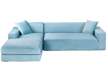 SOFALUX – Stretch Velvet Sofa Cover with Elegant Design and Protective Fit