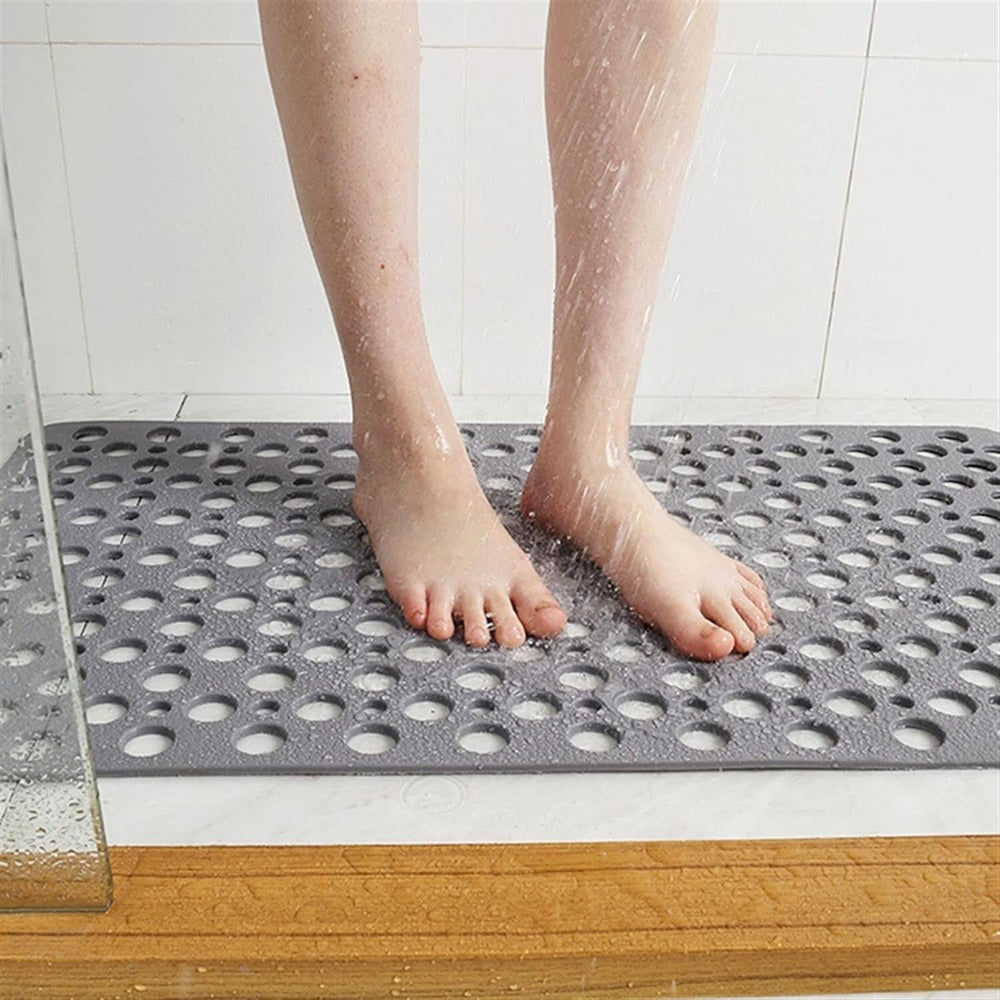 Luxury Anti-Slip Bath Mat - Mold-Resistant Bathroom Mat with Strong Suction Cups 2