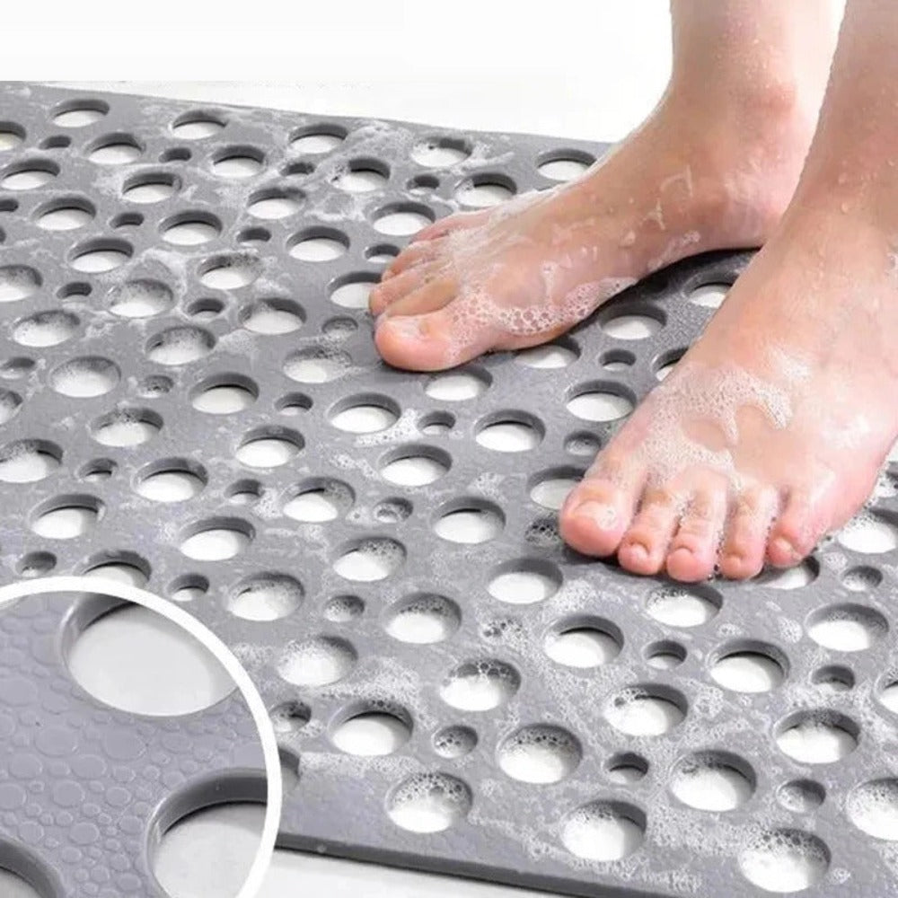 Luxury Anti-Slip Bath Mat - Mold-Resistant Bathroom Mat with Strong Suction Cups 5
