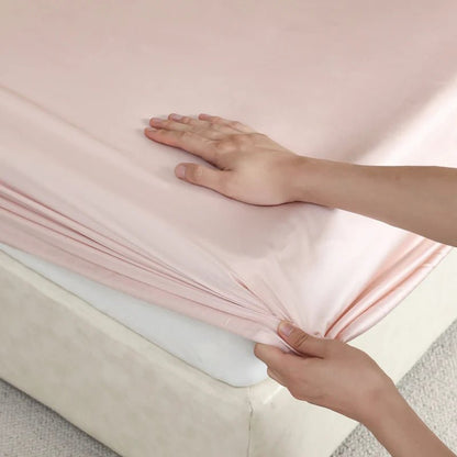 Luxury Mulberry Silk Fitted Sheet - Smooth, Breathable, Non-Slip Design 11