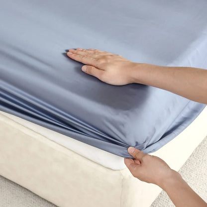 Luxury Mulberry Silk Fitted Sheet - Smooth, Breathable, Non-Slip Design 7