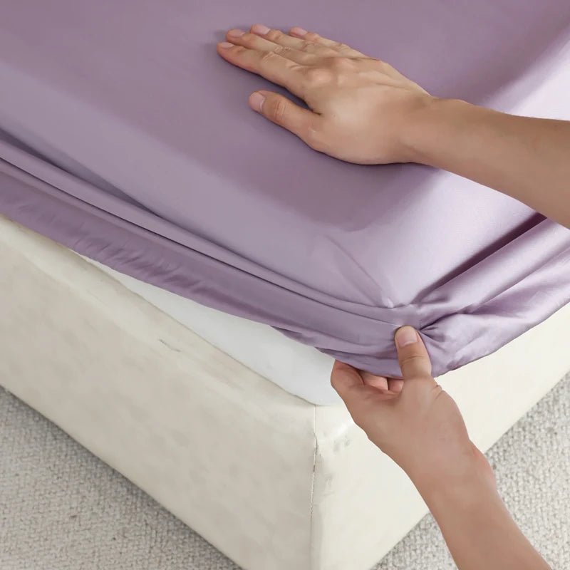 Luxury Mulberry Silk Fitted Sheet - Smooth, Breathable, Non-Slip Design 9