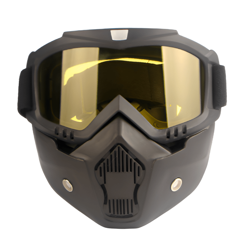 MANIKO Full Face Ski Mask - Unbreakable TPU Frame & Crystal Clear PC Lens 3