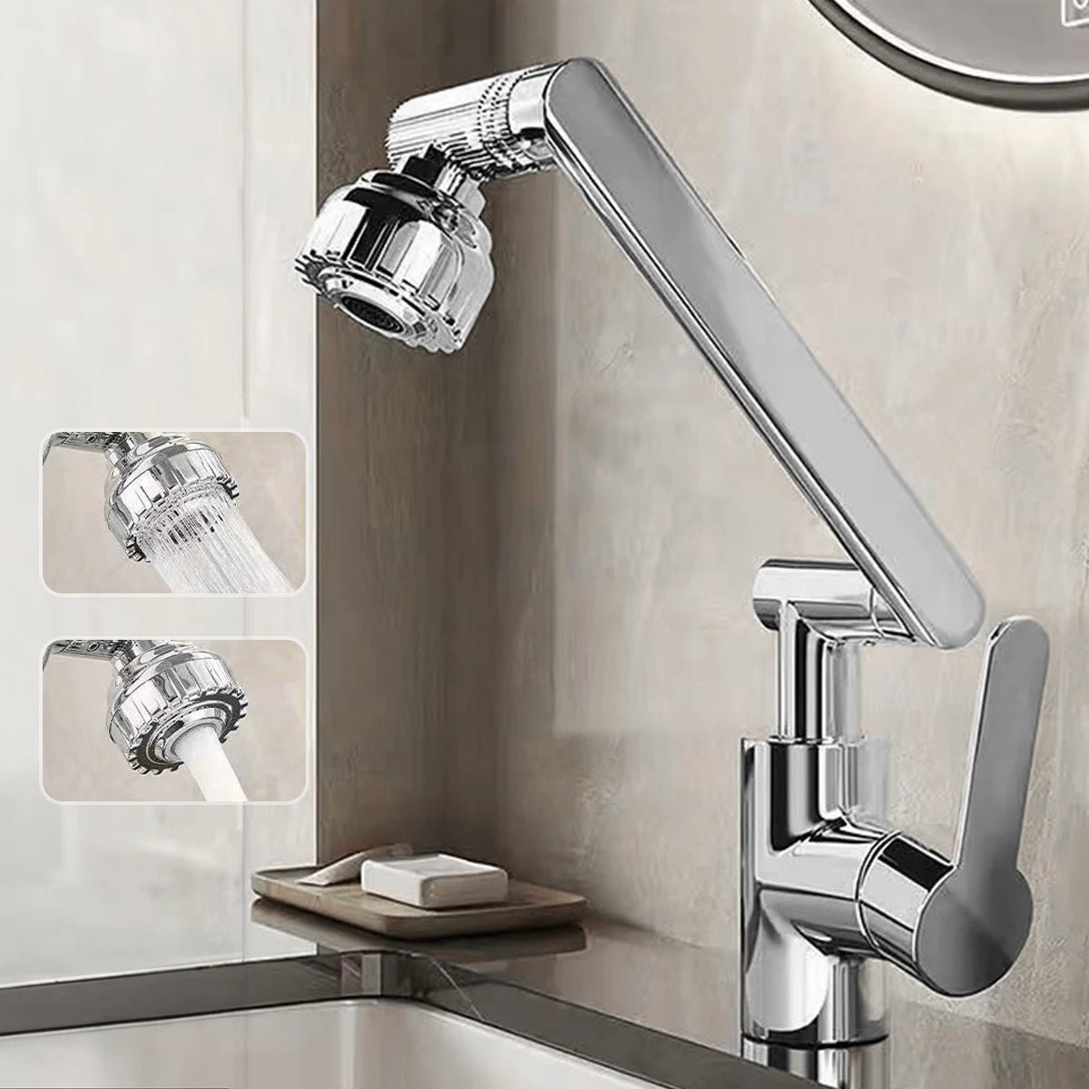 MECHAFLOW 360 – 360° Robot Arm Kitchen Faucet with Bubble & Shower Spray 7