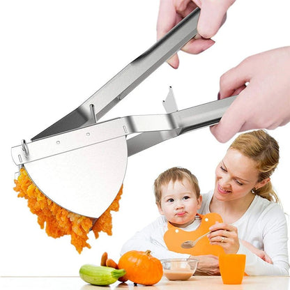 MELLOWPRESS – High-performance stainless steel potato press for baby food & fruit 3
