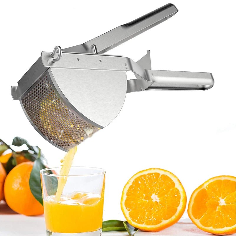 MELLOWPRESS – High-performance stainless steel potato press for baby food & fruit 4