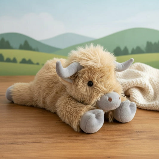 MOOLETTE – Lovable Highland Cow Plush with Cozy, Huggable Design 0