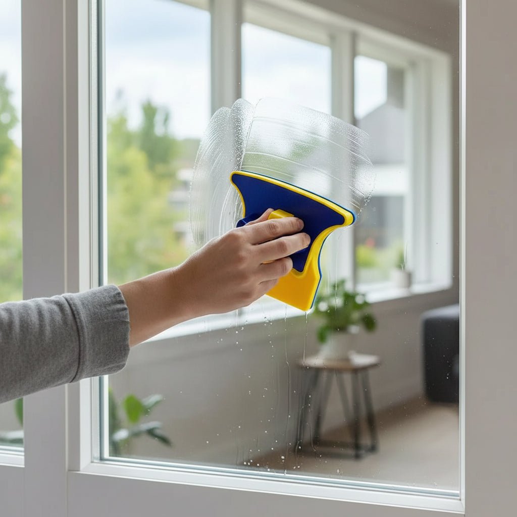 Magnetic Double-Sided Window Cleaner with 1.2M Safety Rope for Streakless Shine 6