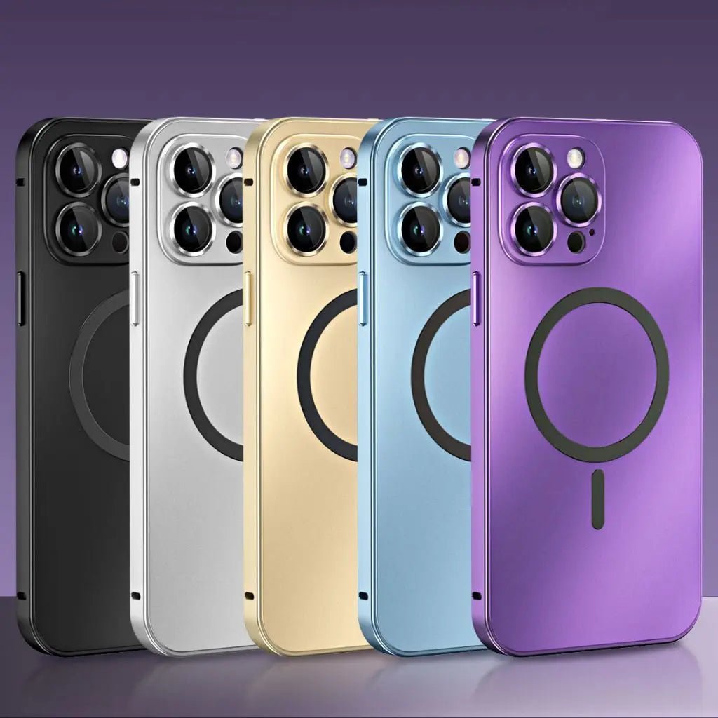 Magnetic Metal Case for iPhone 15 Pro Max - Durable Shockproof Protection 1