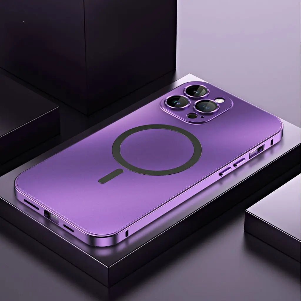 Magnetic Metal Case for iPhone 15 Pro Max - Durable Shockproof Protection 2