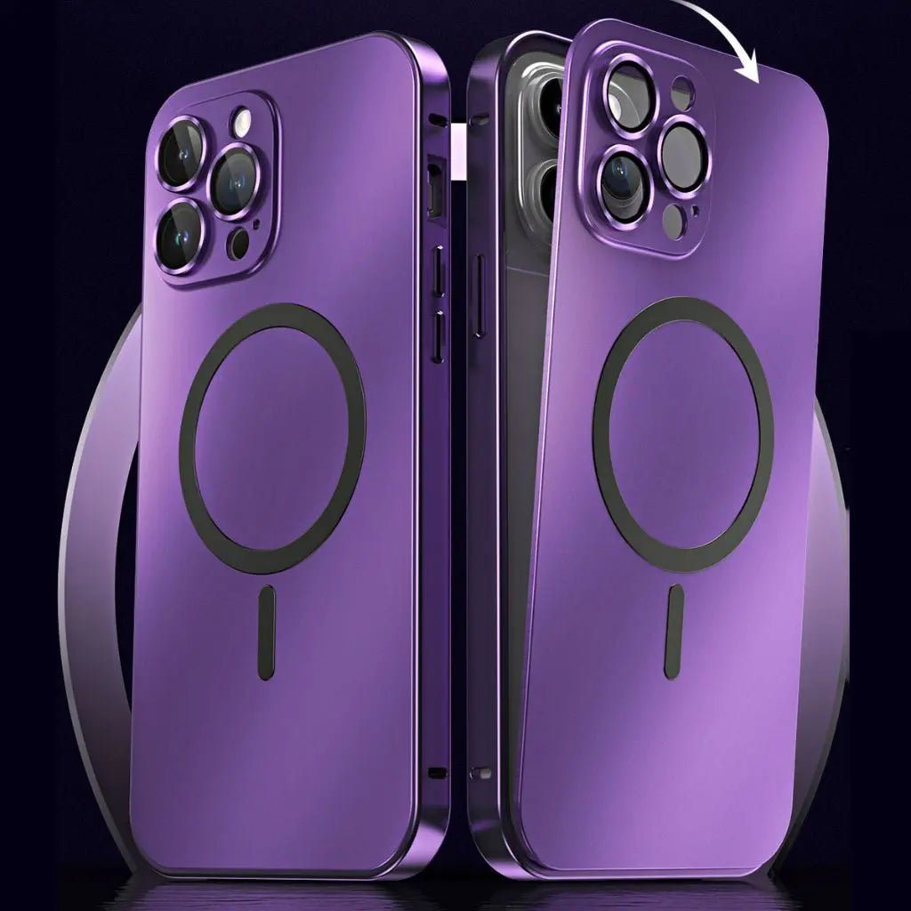 Magnetic Metal Case for iPhone 15 Pro Max - Durable Shockproof Protection 4