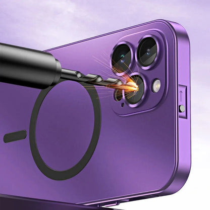Magnetic Metal Case for iPhone 15 Pro Max - Durable Shockproof Protection 5