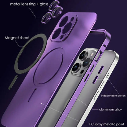 Magnetic Metal Case for iPhone 15 Pro Max - Durable Shockproof Protection 6