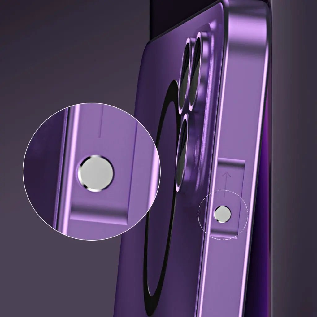 Magnetic Metal Case for iPhone 15 Pro Max - Durable Shockproof Protection 7