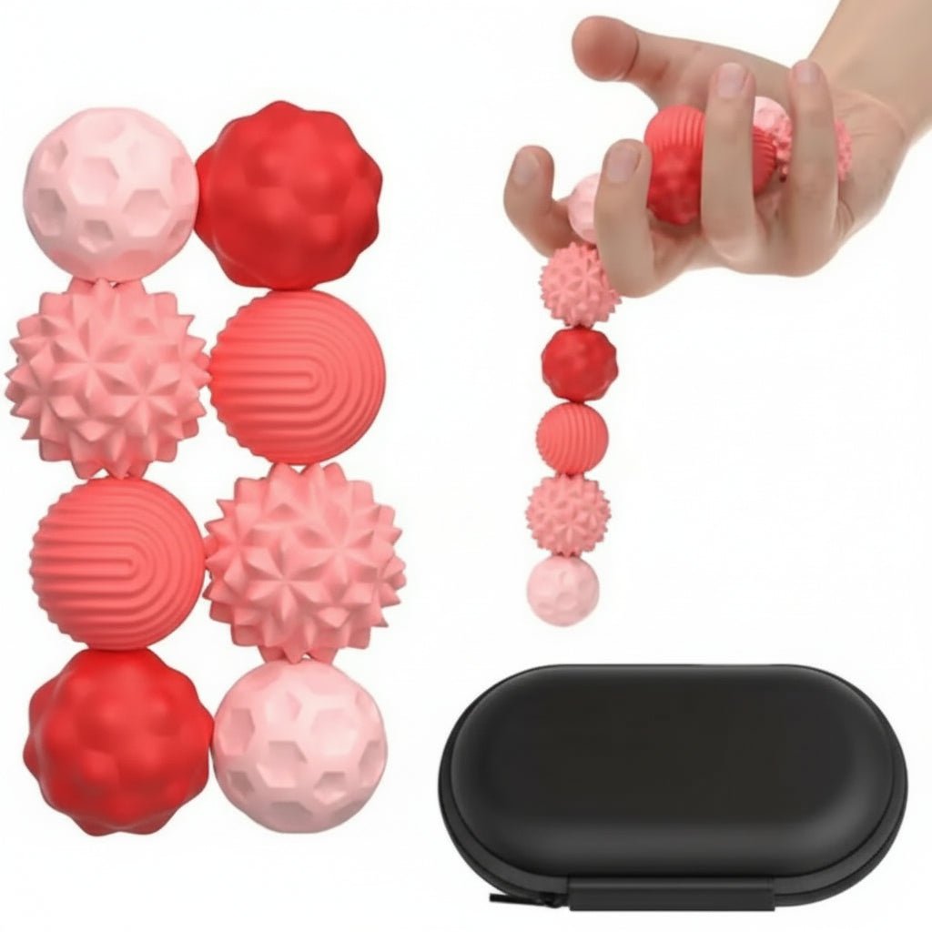 Magnetic Sensory Stones for Kids - Stress Relief, Focus Enhancement & Tactile Play 9