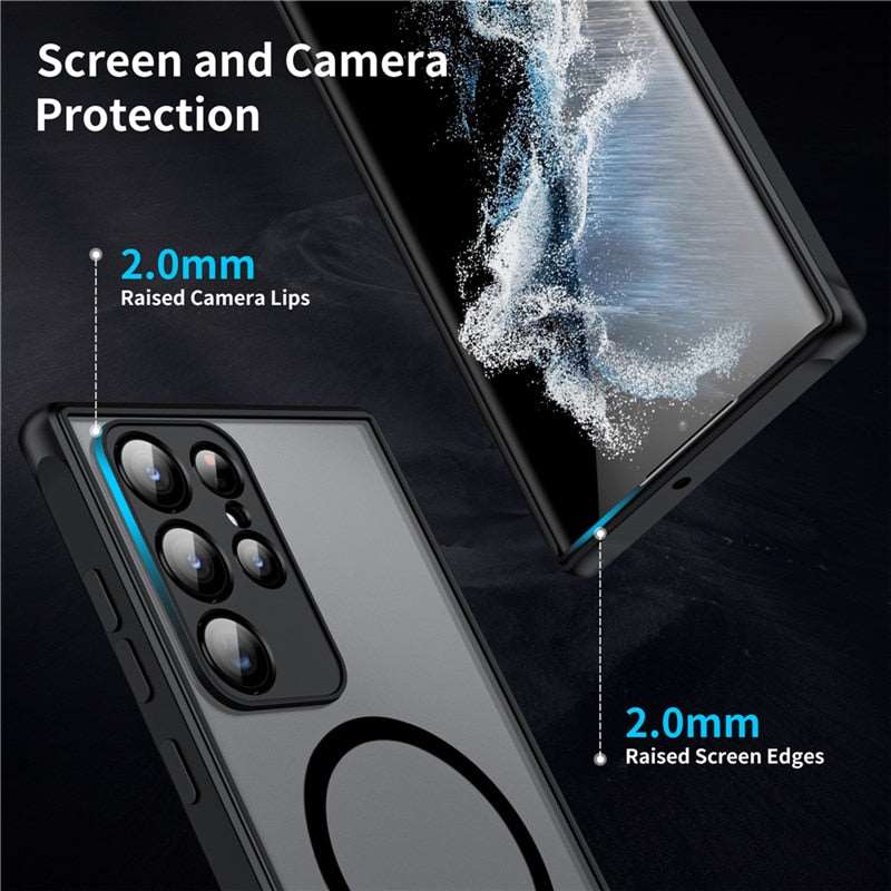 Magnetic Shockproof Case for Samsung Devices - Durable, Lightweight, Sleek Design 1