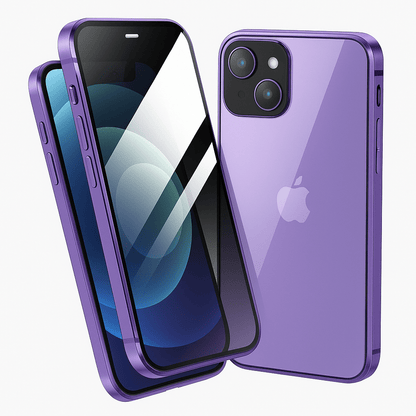 Magnetic Phone Case for iPhone 14 Pro and 13 – Privacy & Screen Protection