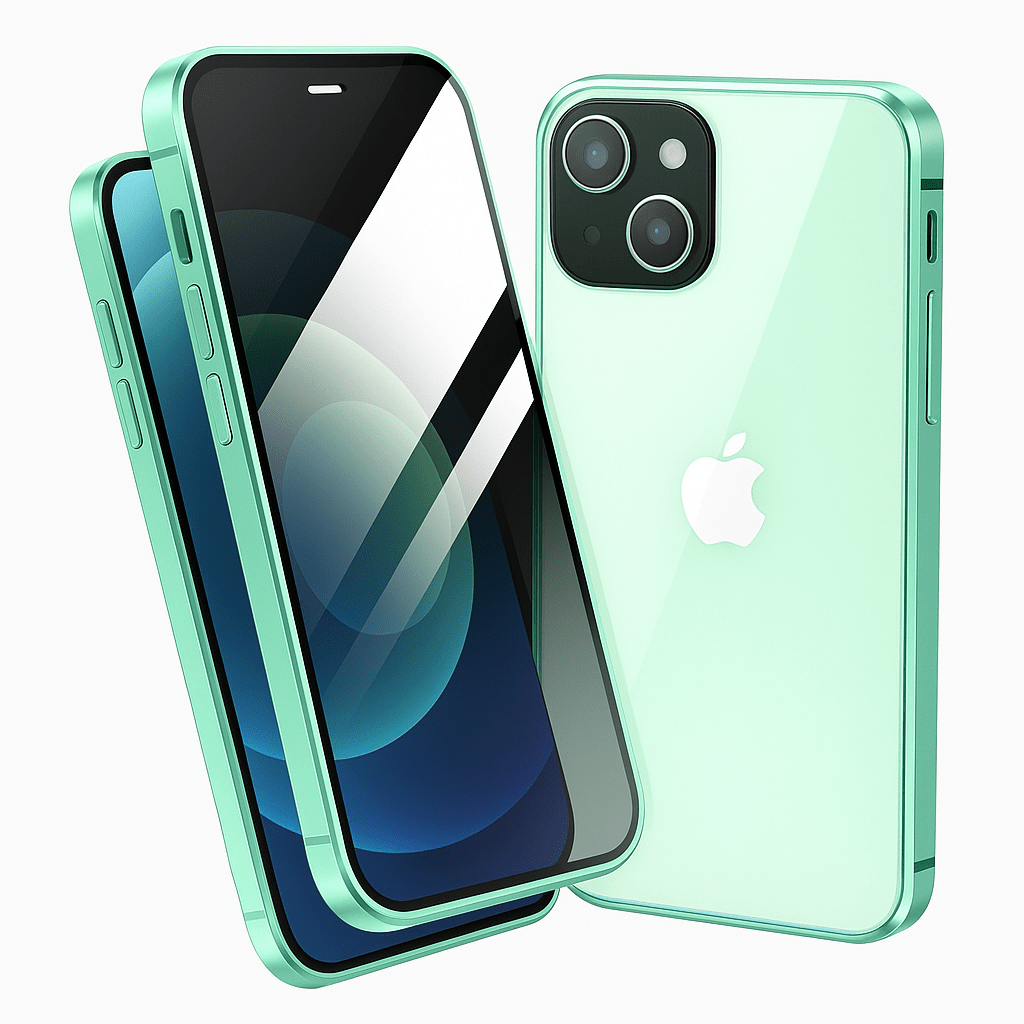 Magnetic Phone Case for iPhone 14 Pro and 13 – Privacy & Screen Protection