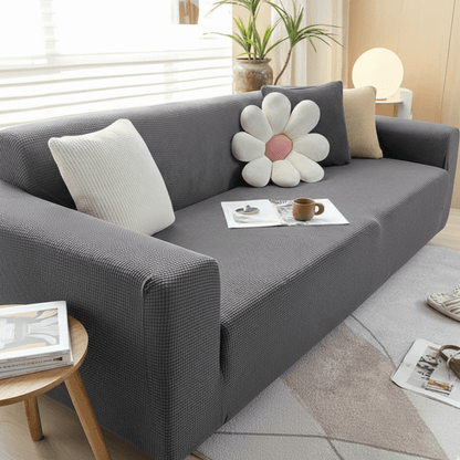 JACQUA SHIELD – Waterproof Sofa Cover with Non-Slip Backing and Jacquard Design