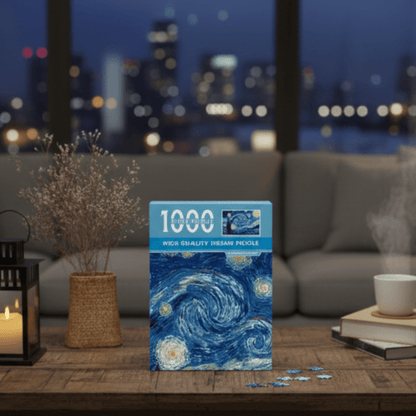 MUSEBLOCK – Compact jigsaw puzzle featuring Van Gogh oil art