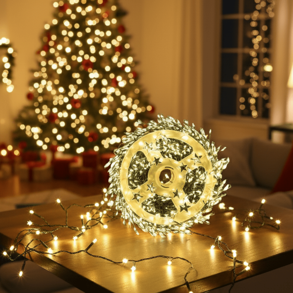 GLOWBURST – Energy-saving LED firecracker Christmas lights for bright ambience