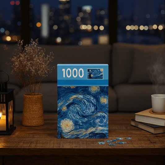 MUSEBLOCK – Compact jigsaw puzzle featuring Van Gogh oil art