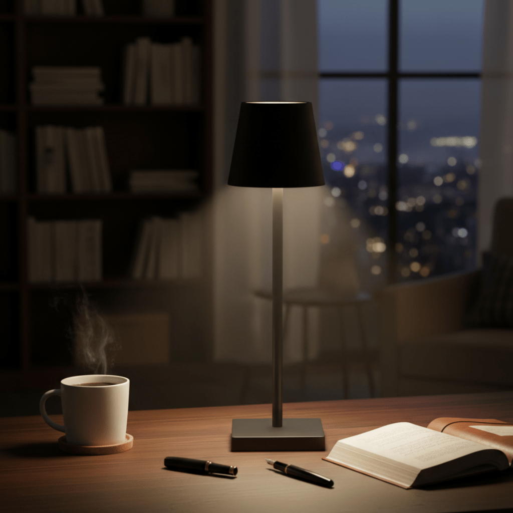 LUMINA GLOW – Wireless Rechargeable LED Table Lamp for Versatile Lighting