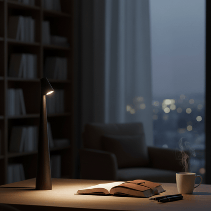 AURORA LUX – Modern Rechargeable Table Lamp for Indoor & Outdoor Ambiance